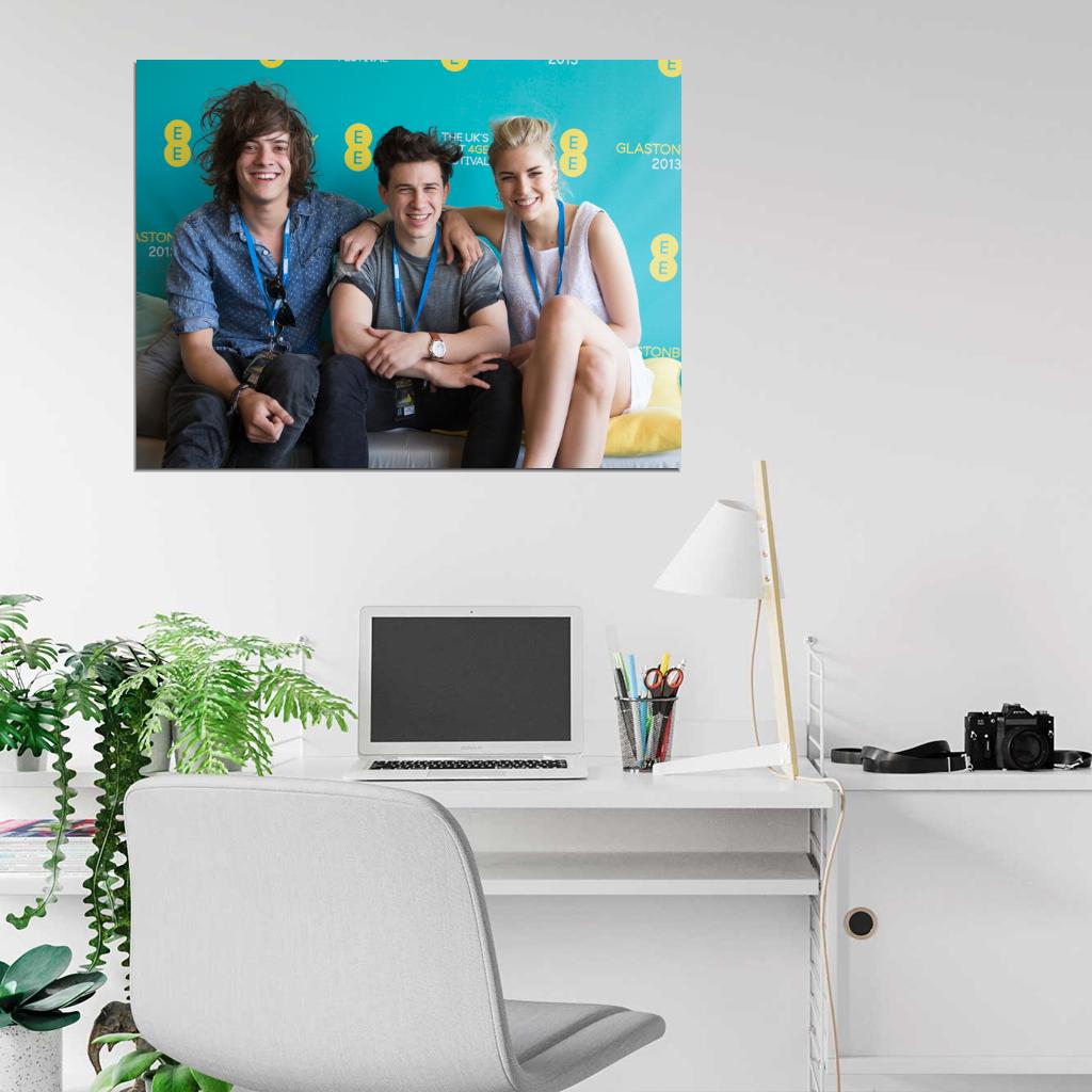 London Grammar Indie Trip Pop Band Music Art Wall Art Print Poster