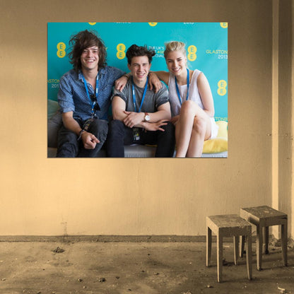 London Grammar Indie Trip Pop Band Music Art Wall Art Print Poster