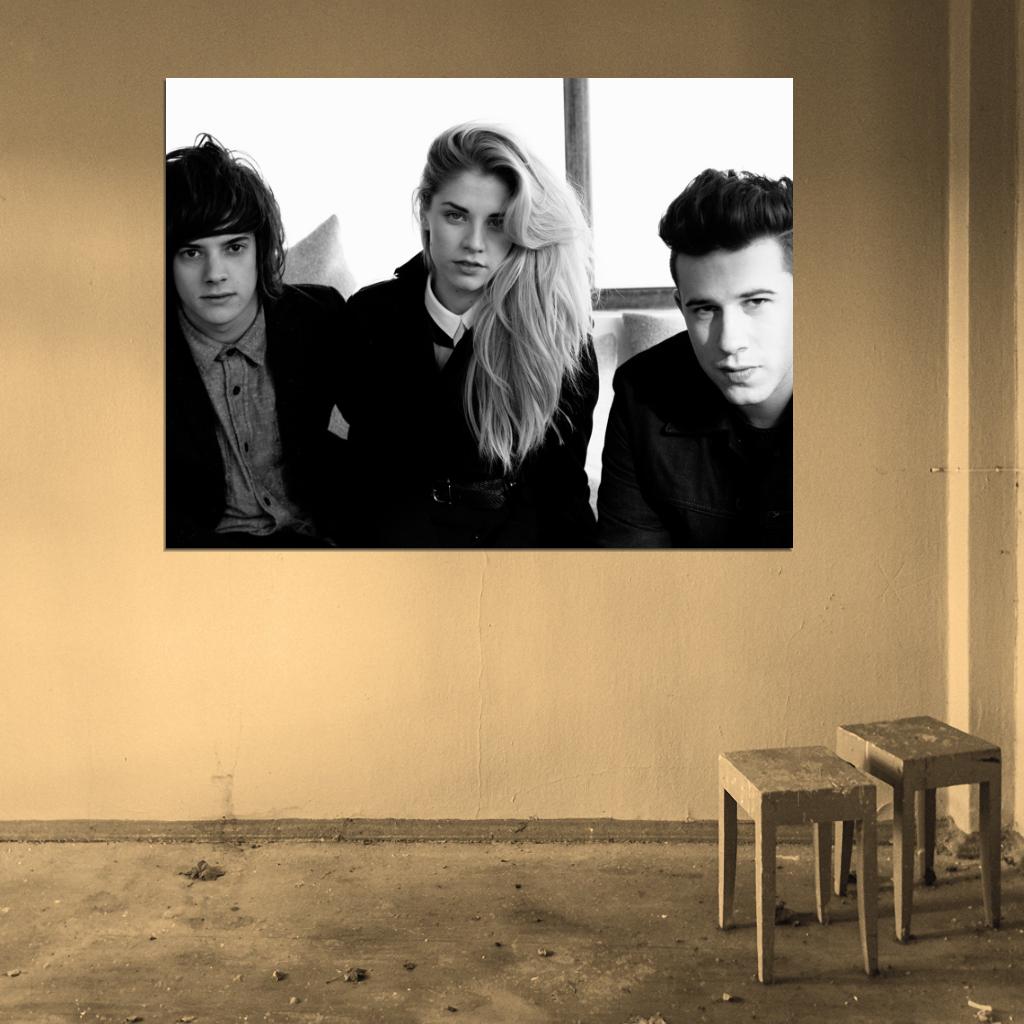 London Grammar Indie Pop Band Music BW Art Wall Art Print Poster