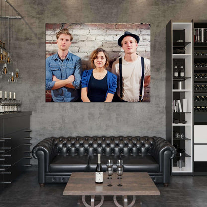 The Lumineers Indie Folk Rock Band Music Art Wall Art Print Poster