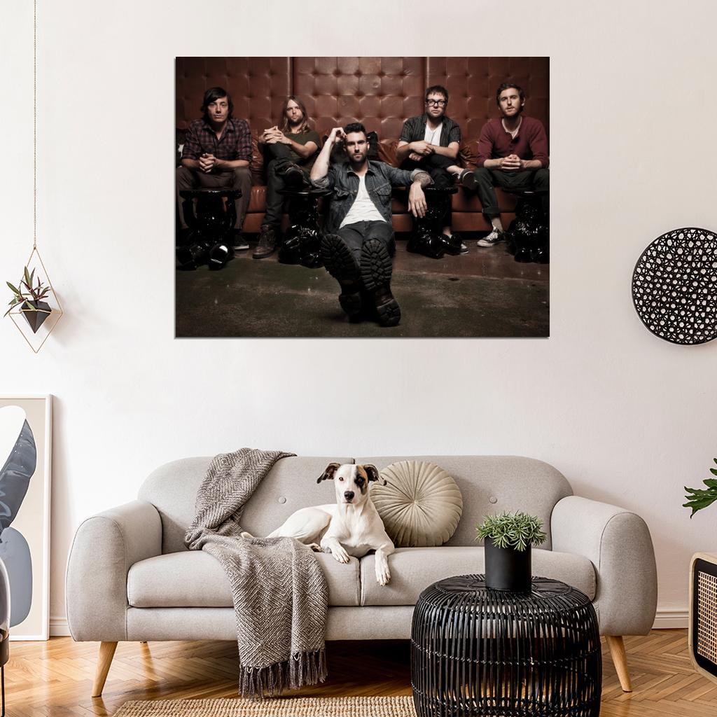 Maroon 5 Pop Rock Band Music Art Wall Art Print Poster