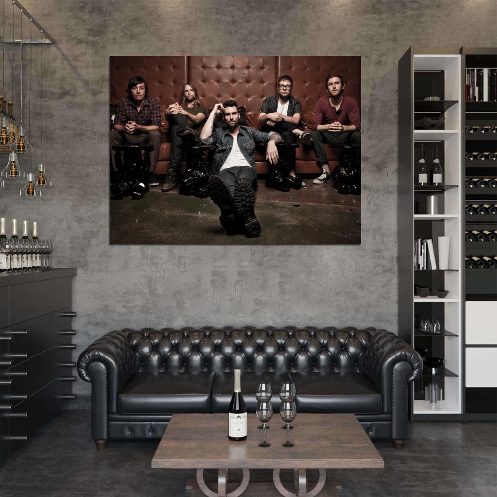 Maroon 5 Pop Rock Band Music Art Wall Art Print Poster