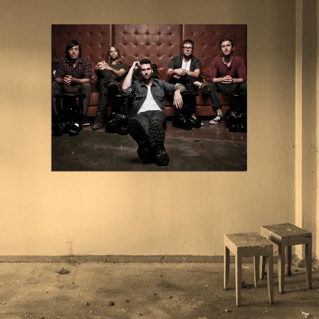 Maroon 5 Pop Rock Band Music Art Wall Art Print Poster