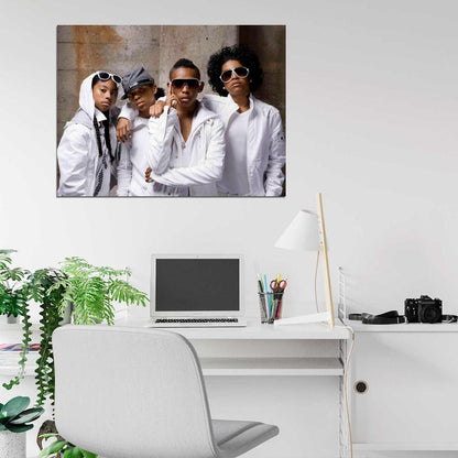 Mindless Behavior R&B Pop Band Music Art Wall Art Print Poster