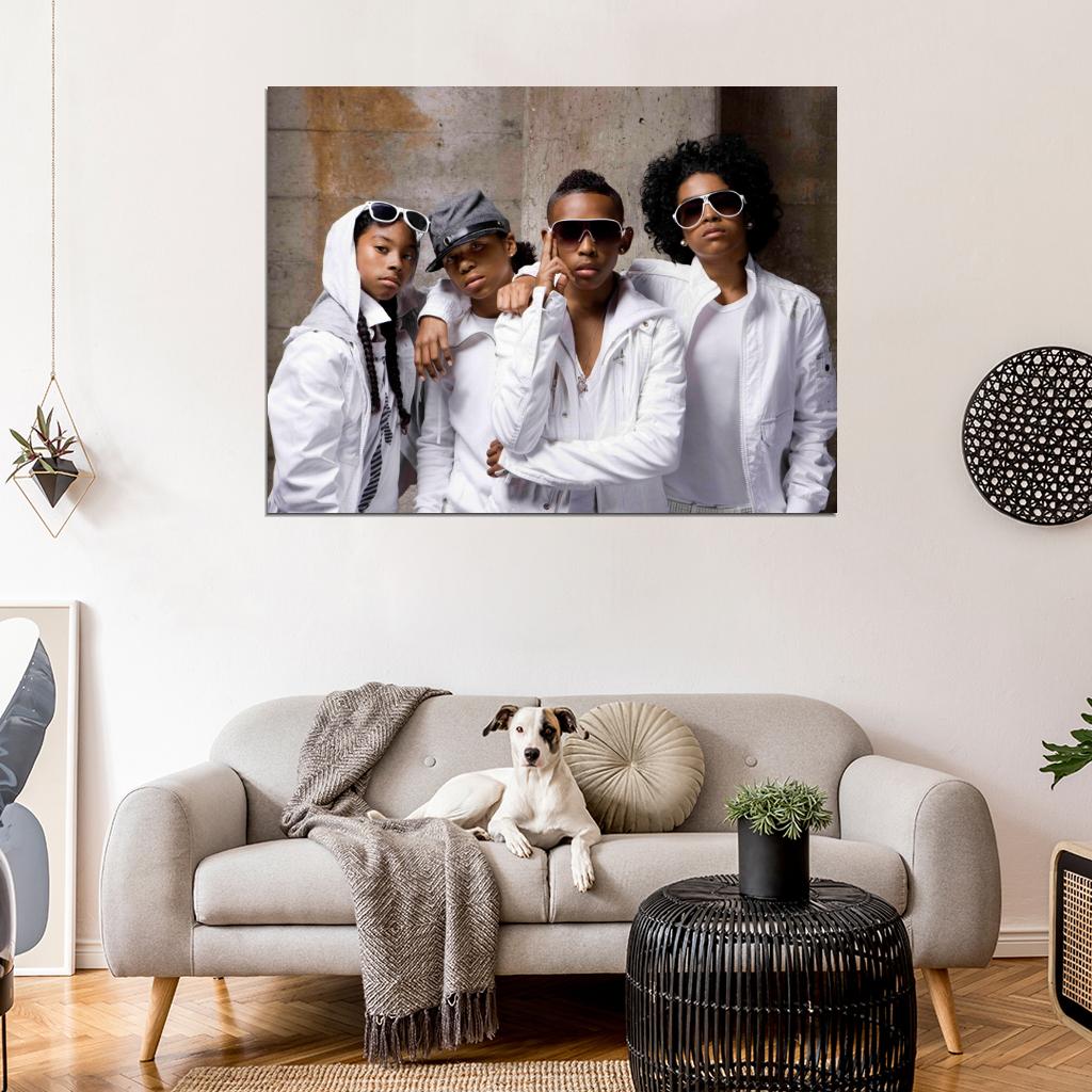 Mindless Behavior R&B Pop Band Music Art Wall Art Print Poster