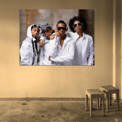 Mindless Behavior R&B Pop Band Music Art Wall Art Print Poster