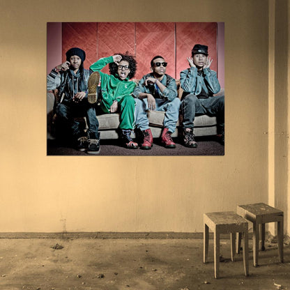 Mindless Behavior Funny Pop R&B Band Music Art Wall Art Print Poster