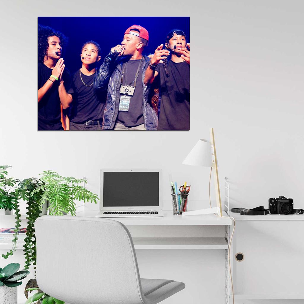 Mindless Behavior Pop Band Music Art Wall Art Print Poster