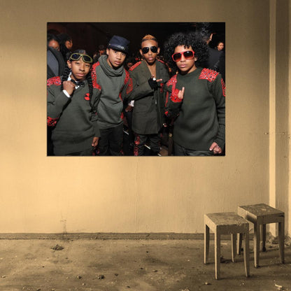 Mindless Behavior R&B Pop Hip Hop Band Music Art Wall Art Print Poster