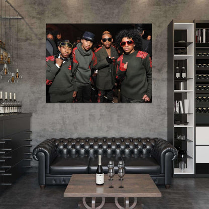 Mindless Behavior R&B Pop Hip Hop Band Music Art Wall Art Print Poster