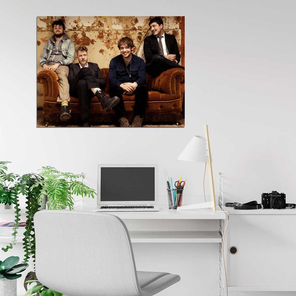 Mumford & Sons Folk Rock Band Music Art Wall Art Print Poster