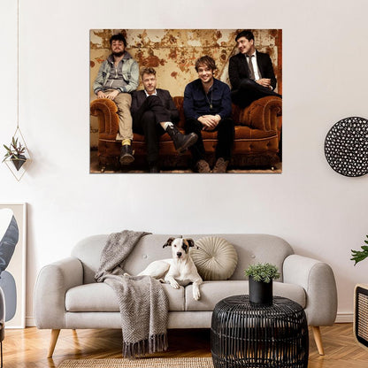 Mumford & Sons Folk Rock Band Music Art Wall Art Print Poster