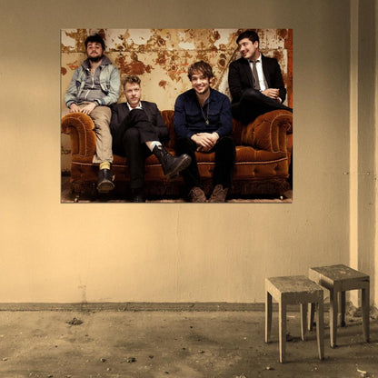 Mumford & Sons Folk Rock Band Music Art Wall Art Print Poster