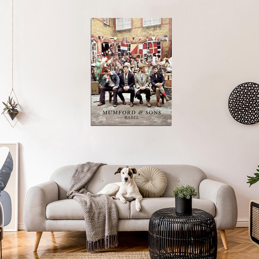 Mumford & Sons Folk Rock Band Music Art Wall Art Print Poster