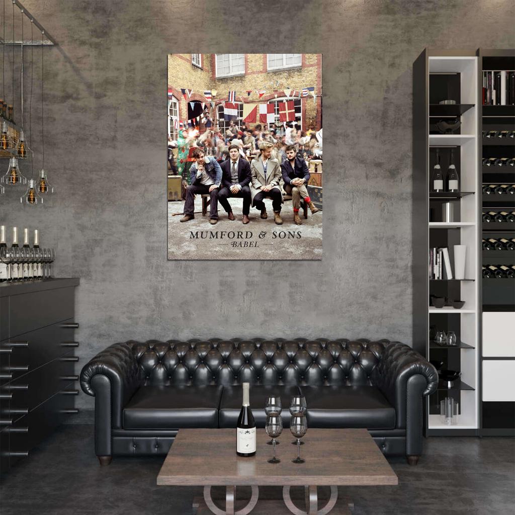 Mumford & Sons Folk Rock Band Music Art Wall Art Print Poster