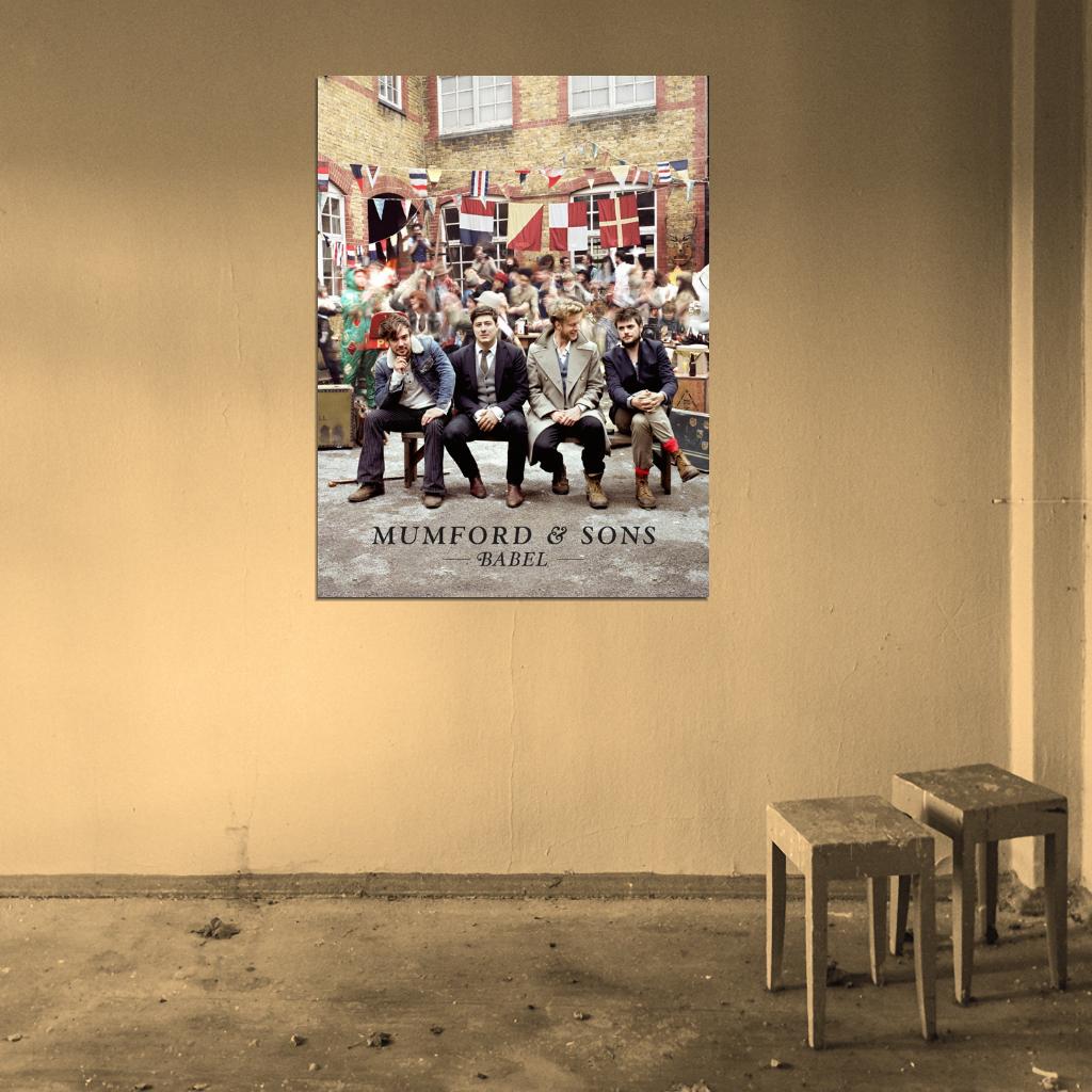 Mumford & Sons Folk Rock Band Music Art Wall Art Print Poster