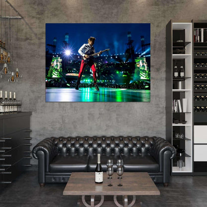 Muse Matthew Bellamy Rock Band Music Art Wall Art Print Poster