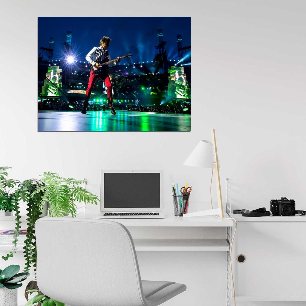 Muse Matthew Bellamy Rock Band Music Art Wall Art Print Poster