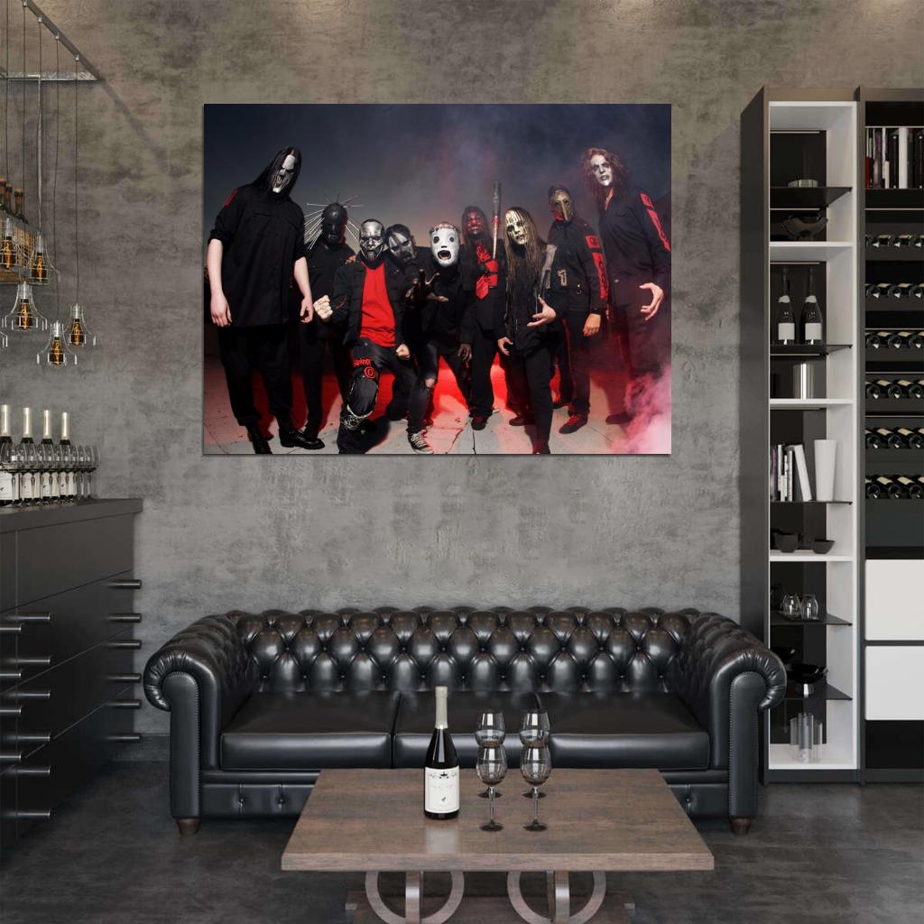Slipknot Heavy Metal Band Music Art Wall Art Print Poster
