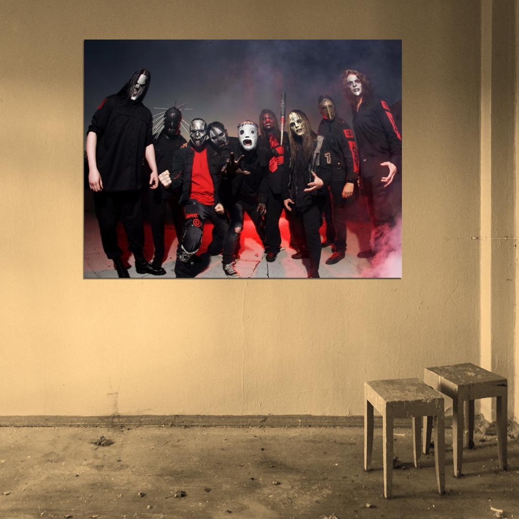 Slipknot Heavy Metal Band Music Art Wall Art Print Poster