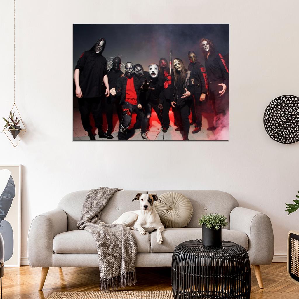 Slipknot Heavy Metal Band Music Art Wall Art Print Poster