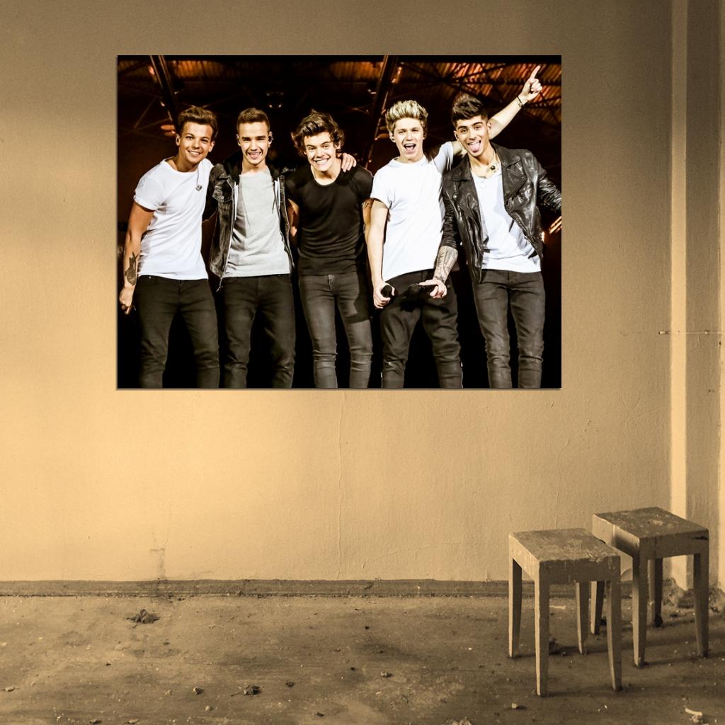 One Direction Funny Pop Band Music Art Wall Art Print Poster