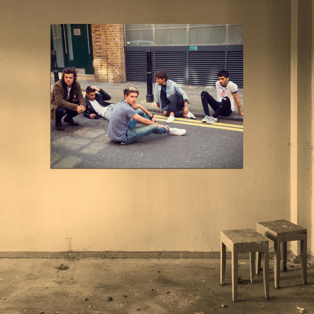 One Direction Pop Band Music Art Wall Art Print Poster
