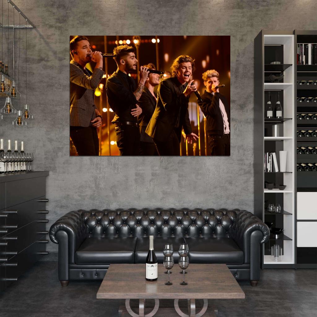 One Direction Pop Rock Band Music Art Wall Art Print Poster