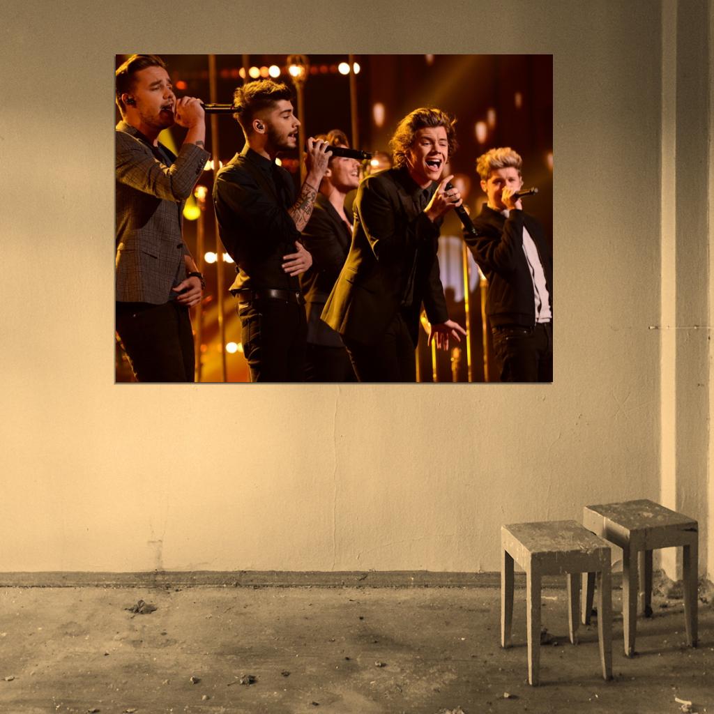 One Direction Pop Rock Band Music Art Wall Art Print Poster