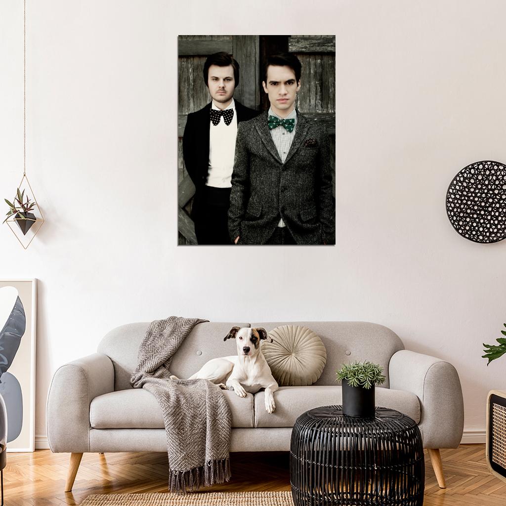 Panic at the Disco Spencer Smith Brendon Urie Pop Punk Band Music Art Wall Art Print Poster