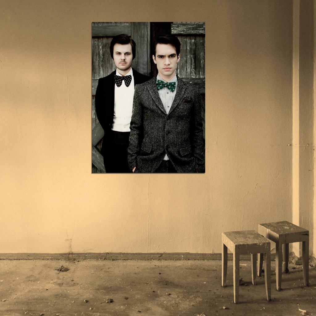 Panic at the Disco Spencer Smith Brendon Urie Pop Punk Band Music Art Wall Art Print Poster