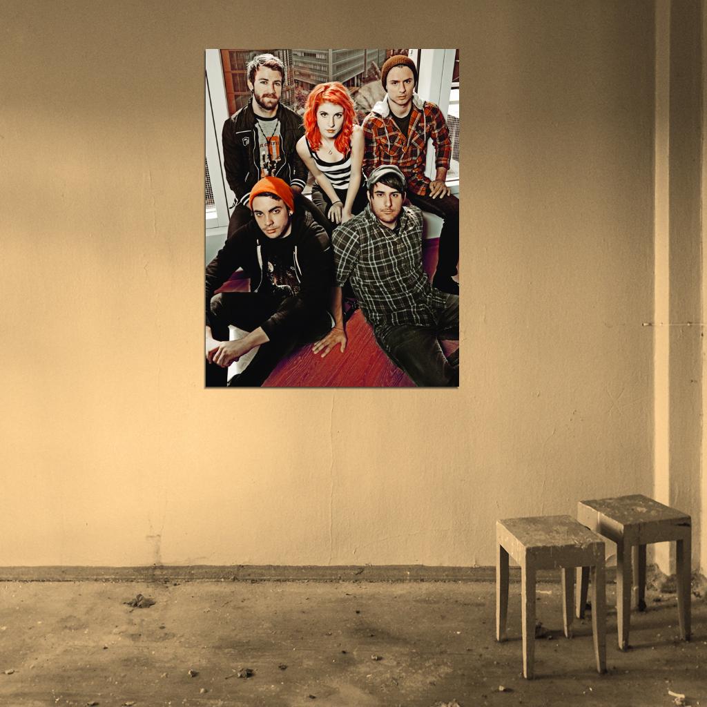 Paramore Rock Band Music Art Wall Art Print Poster