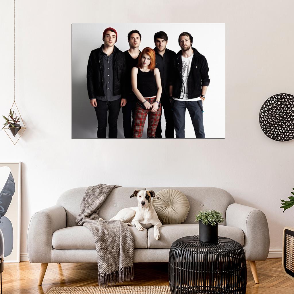 Paramore Pop Punk Rock Band Music Art Wall Art Print Poster