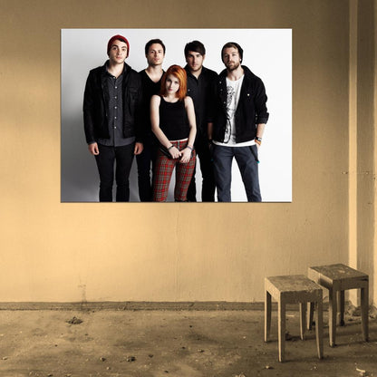 Paramore Pop Punk Rock Band Music Art Wall Art Print Poster