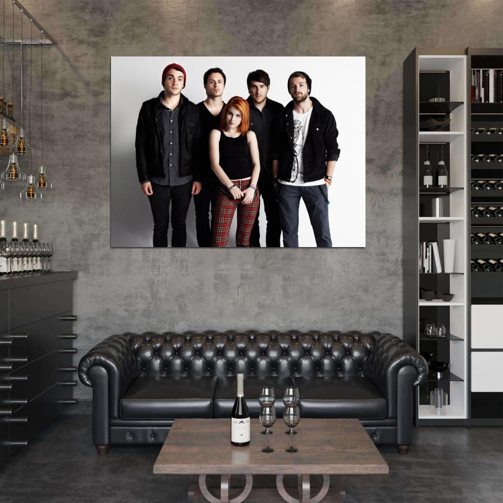 Paramore Pop Punk Rock Band Music Art Wall Art Print Poster