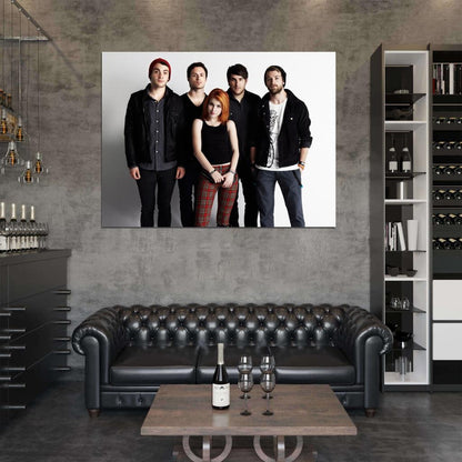 Paramore Pop Punk Rock Band Music Art Wall Art Print Poster
