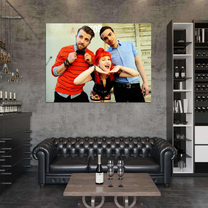 Paramore Hayley Williams Rock Band Music Art Wall Art Print Poster