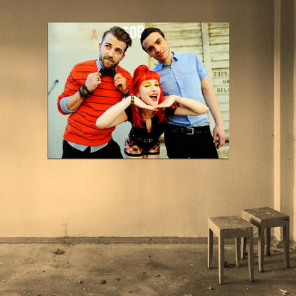 Paramore Hayley Williams Rock Band Music Art Wall Art Print Poster