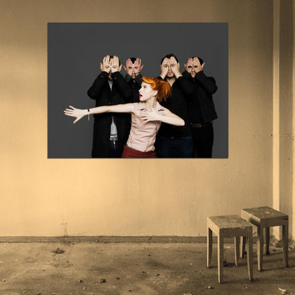 Paramore Pop Punk Band Music Art Wall Art Print Poster
