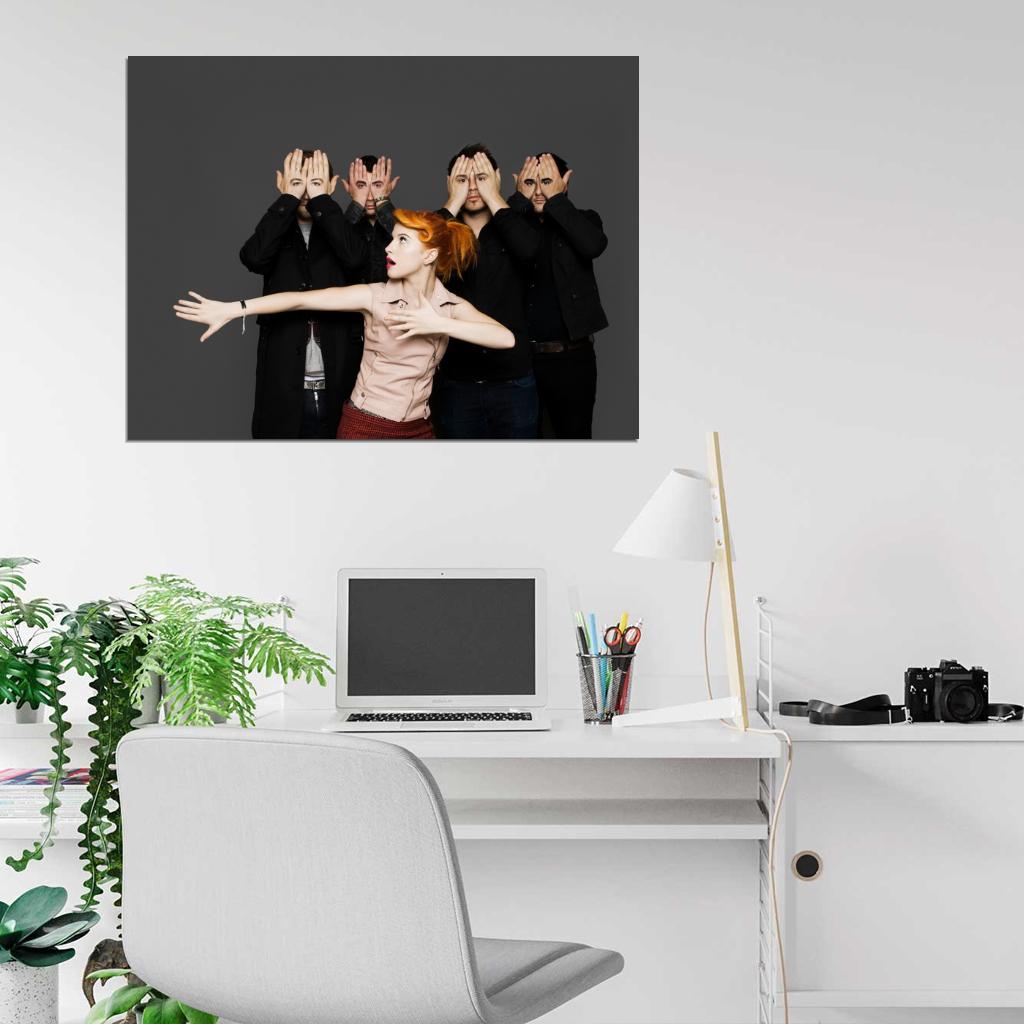 Paramore Pop Punk Band Music Art Wall Art Print Poster