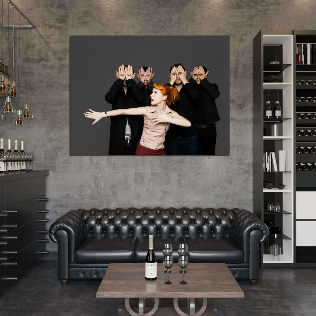 Paramore Pop Punk Band Music Art Wall Art Print Poster