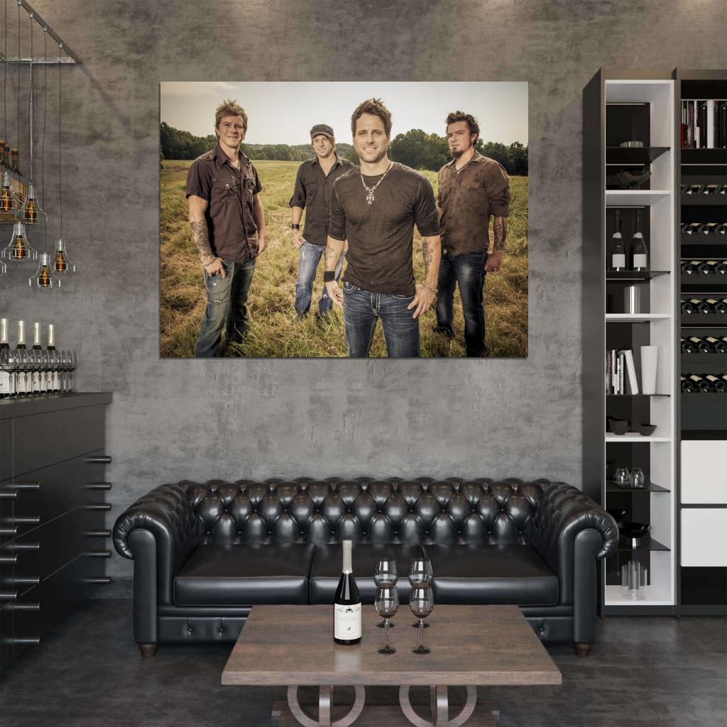 Parmalee Country Band Music Art Wall Art Print Poster