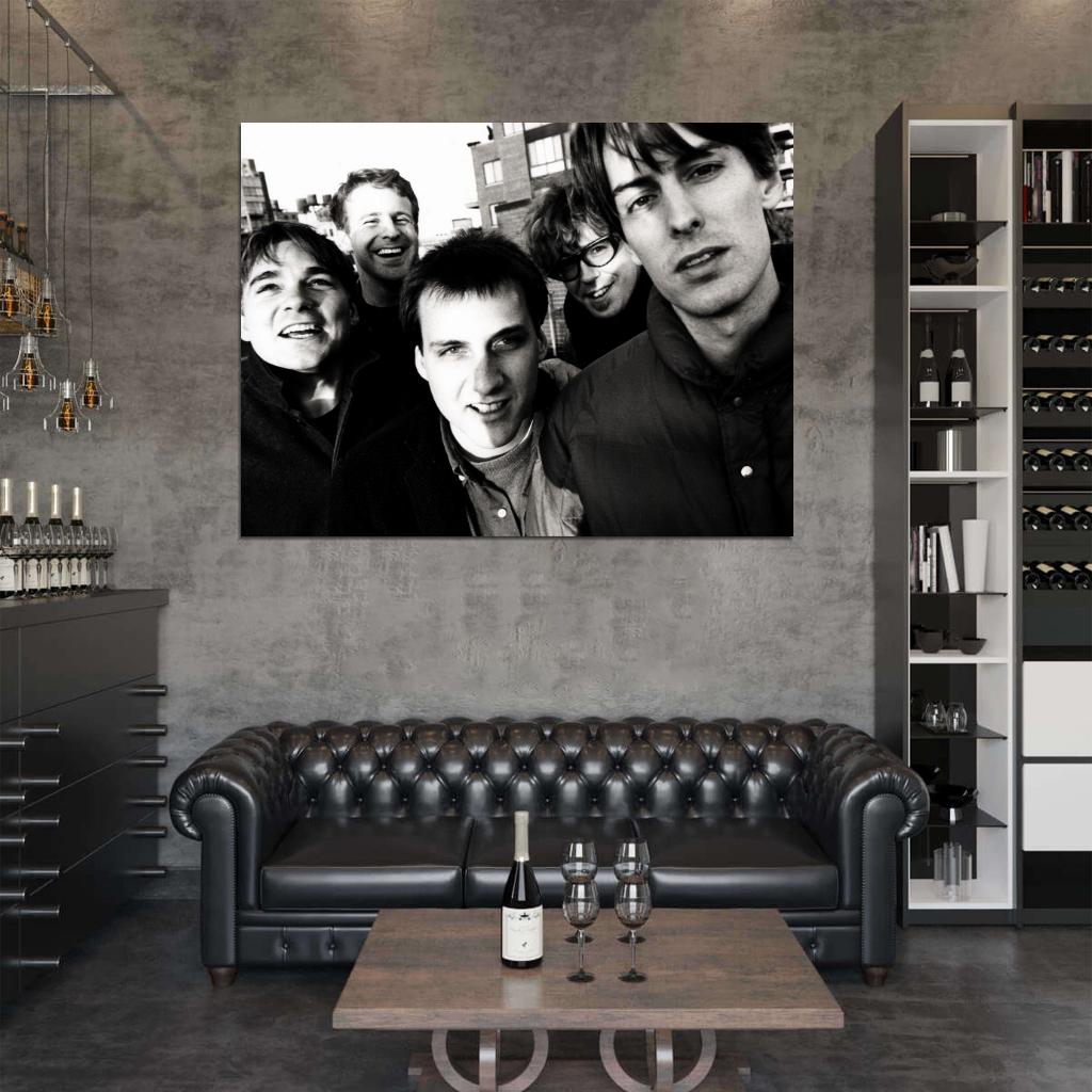 Pavement Indie Rock Band Music Bw Art Wall Art Print Poster