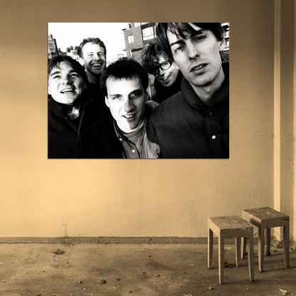 Pavement Indie Rock Band Music Bw Art Wall Art Print Poster