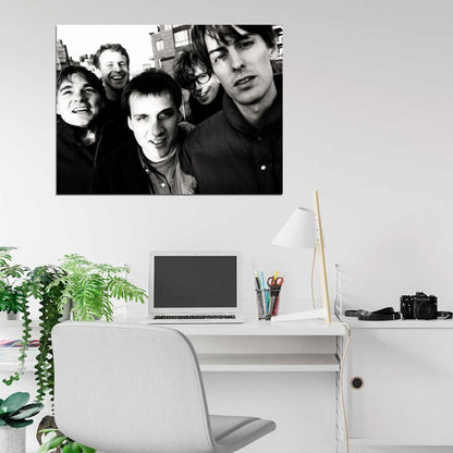 Pavement Indie Rock Band Music Bw Art Wall Art Print Poster