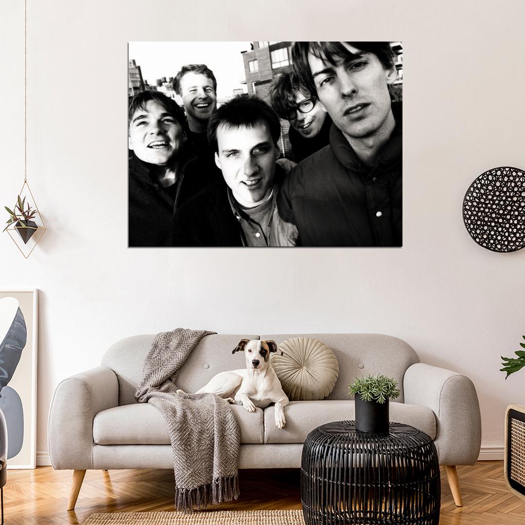 Pavement Indie Rock Band Music Bw Art Wall Art Print Poster
