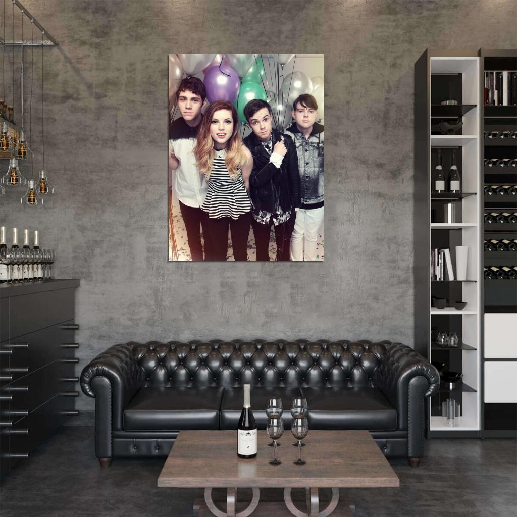 Echosmith Indie Pop Band Music Art Wall Art Print Poster