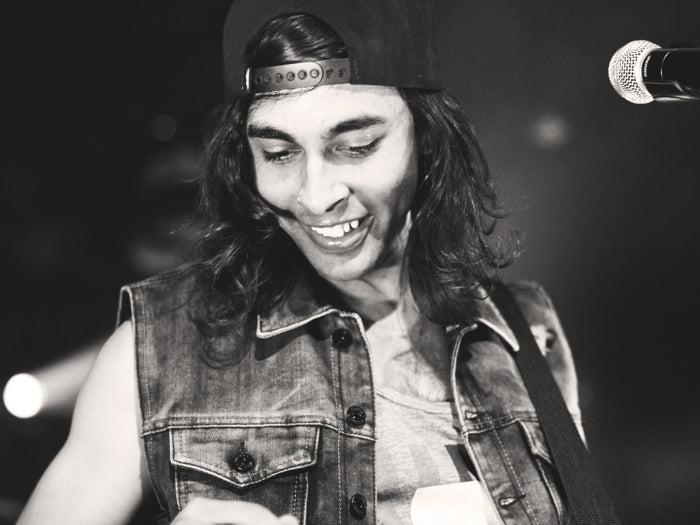 Pierce The Veil Vic Fuentes Hardcore Rock Band Music BW Art Wall Art Print Poster