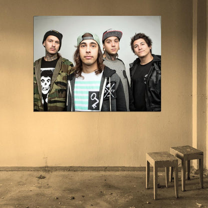 Pierce The Veil Rock Band Music Art Wall Art Print Poster