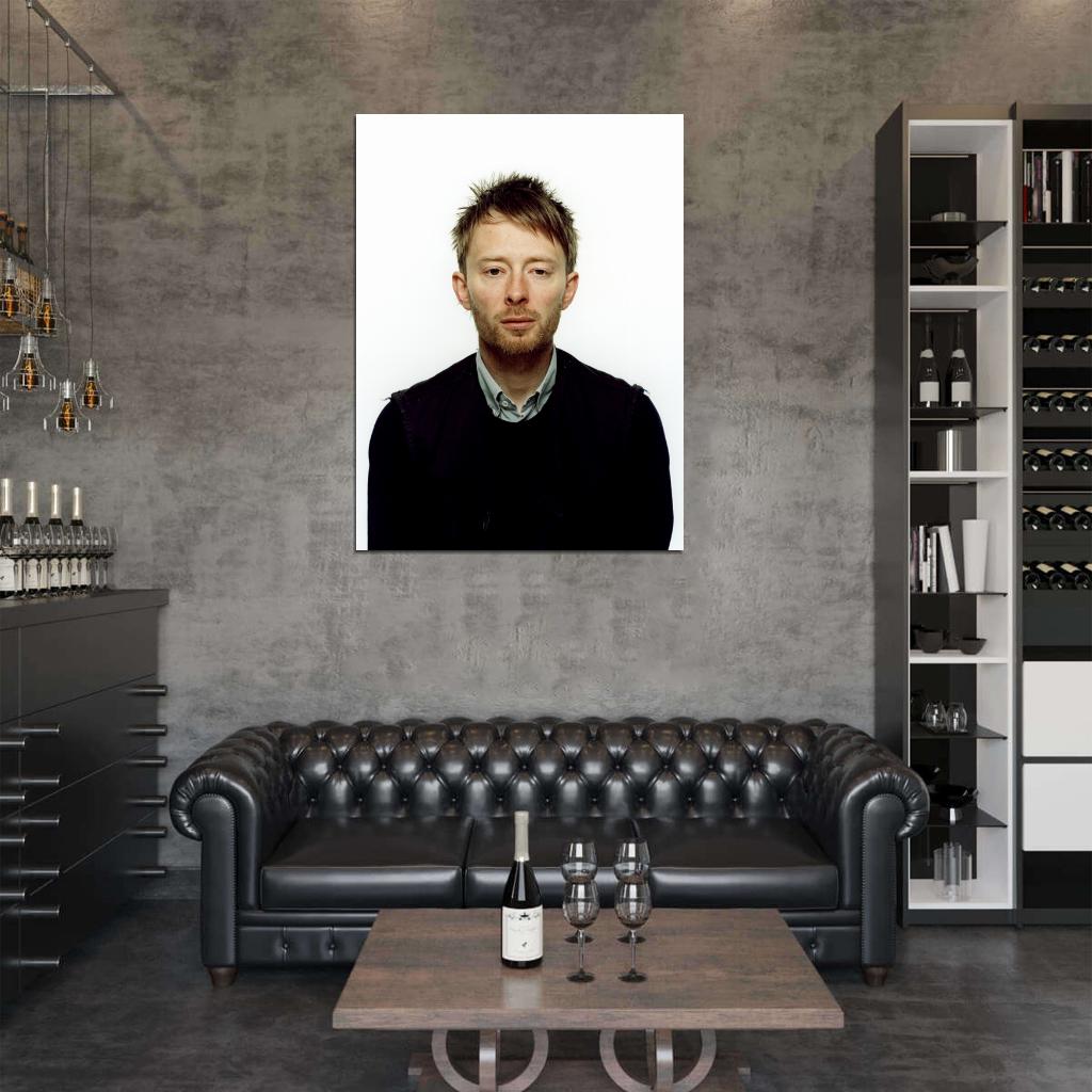 Radiohead Thom Yorke Rock Band Music Art Wall Art Print Poster